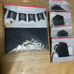 Gartner Studios Wedding Banner Set  and 4 packs of Wedding favor Tags